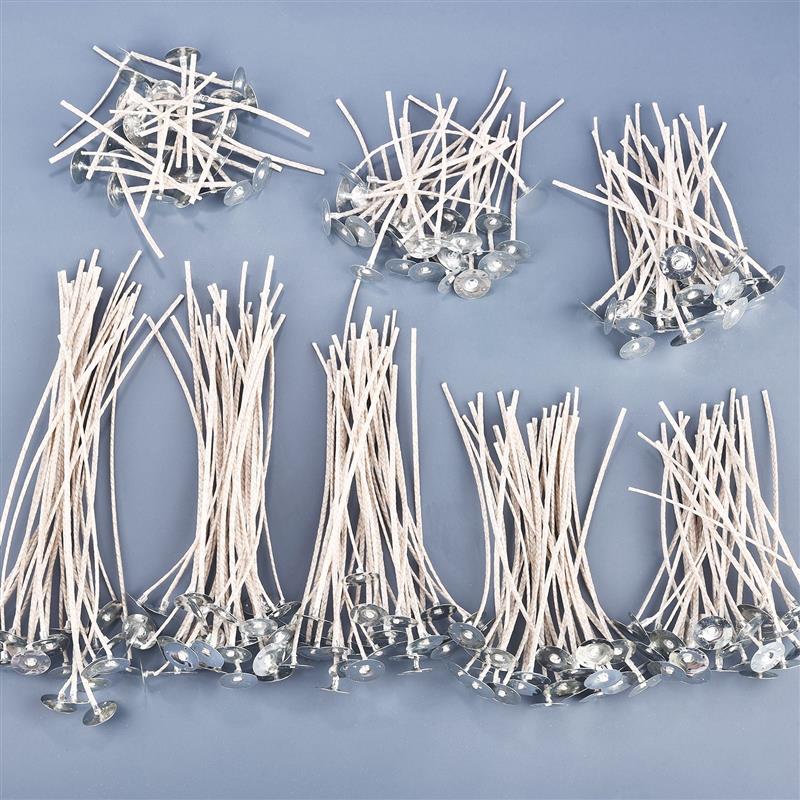 Candle Making Soy Wax - 30Pcs Kaars Wieken Lage Rook Pre-Waxed