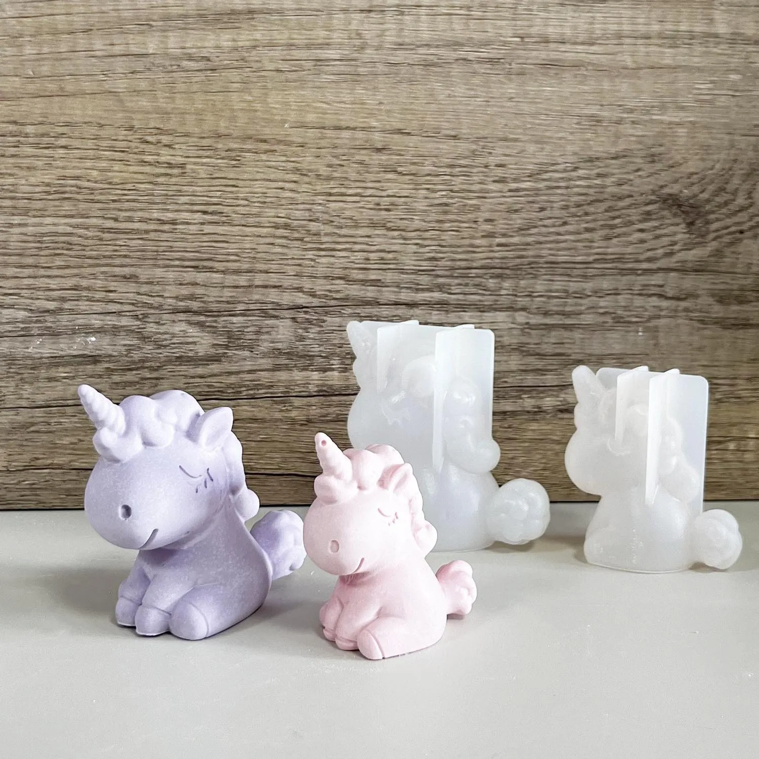 Candle Making Tutorial - 3D Geometrische Siliconen Eenhoorn Kat Herten