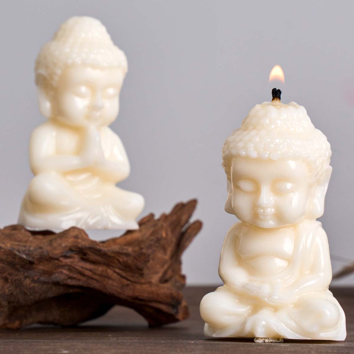 Candle Making Process - 3D Boeddha siliconen kaarsvorm DIY Zen-vorm
