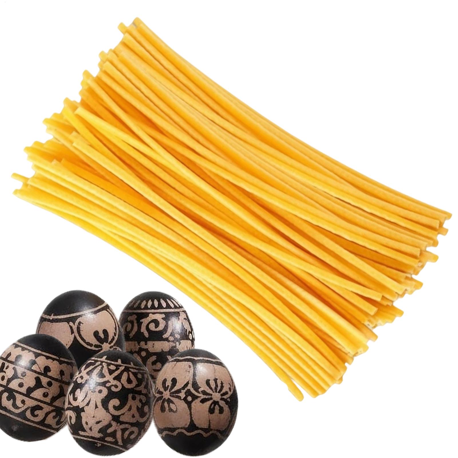Candle Making With Beeswax - Ei-decoratie bijenwasstokjes 120 stuks Paas-kunstbenodigdheden Kaarsenmaak-waxset