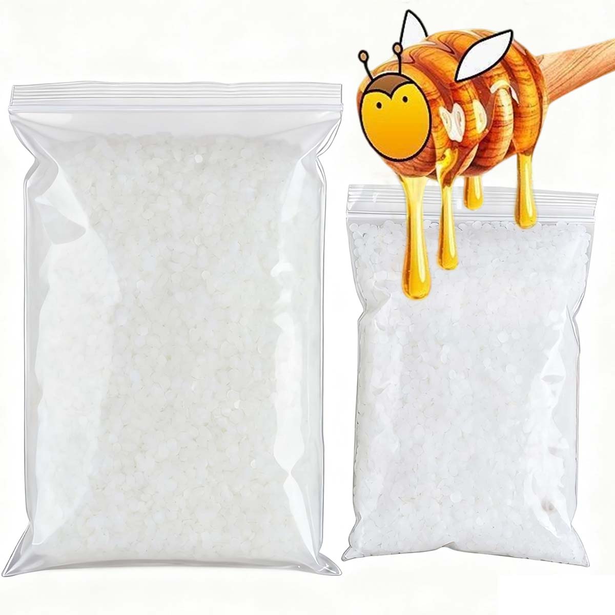 Candle Making Material - 200g-1000g Witte Bijenwas Puur Natuurlijke Korrelige