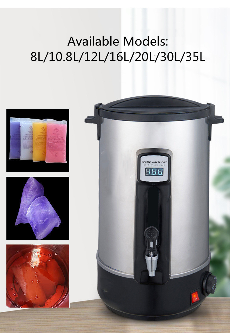 Elektrische waskaarsen smelter - Candle Making Process recensie en prijs
