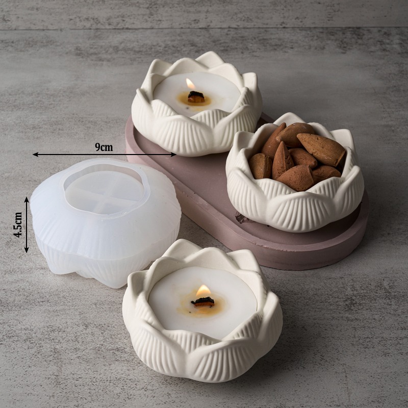 3D Lotus Kaarshouder Siliconen - Candle Making Process recensie en prijs