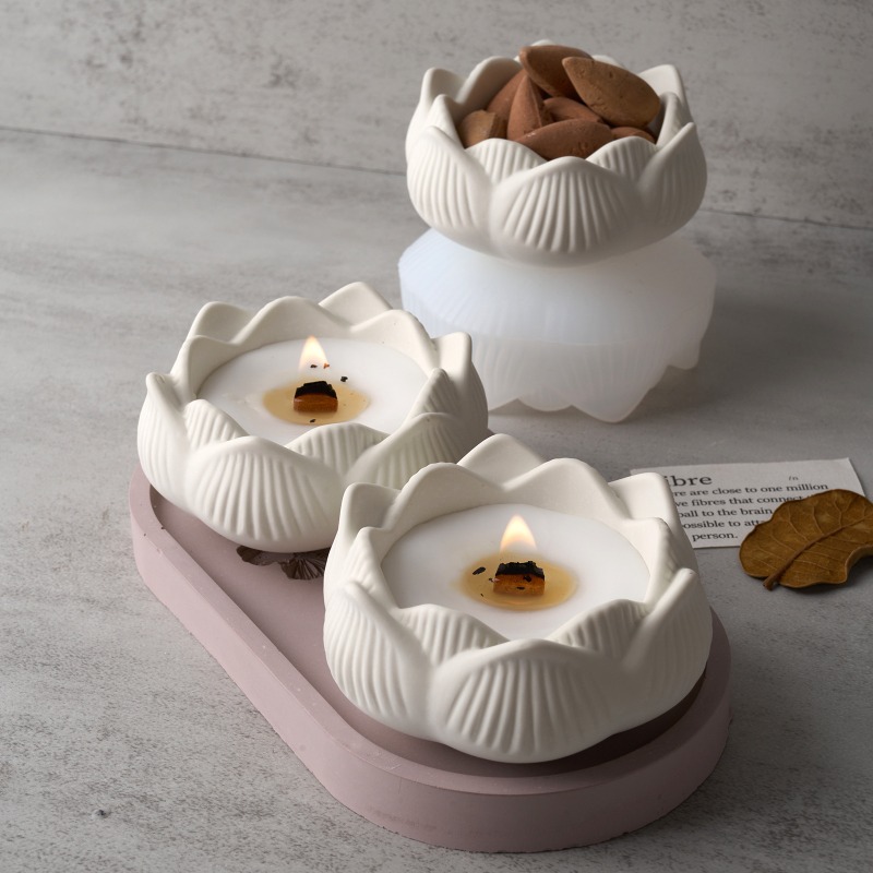 3D Lotus Kaarshouder Siliconen - Candle Making Process recensie en prijs
