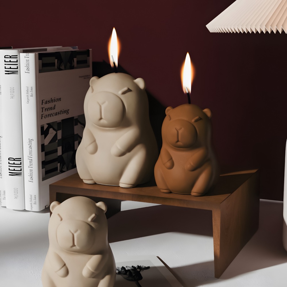 Staande Capibara geurkaars sil - Candle Making Easy recensie en prijs
