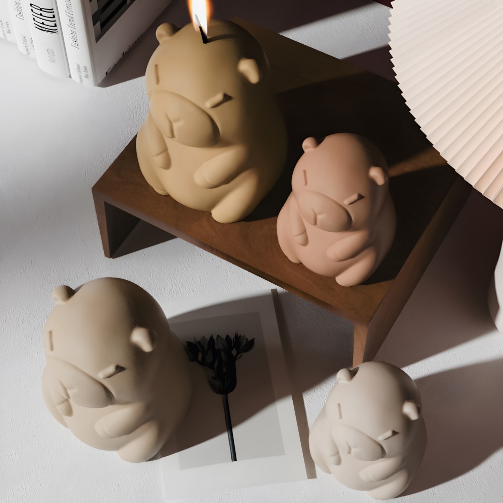 Staande Capibara geurkaars sil - Candle Making Easy recensie en prijs