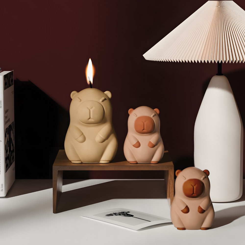 Staande Capibara geurkaars sil - Candle Making Easy recensie en prijs