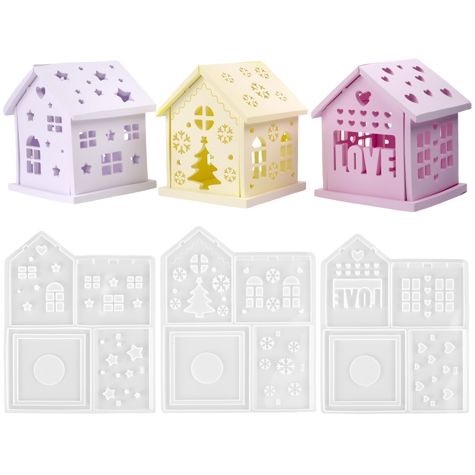 3D Huis Siliconen Mal DIY Kers - Candle Making Tutorial recensie en prijs