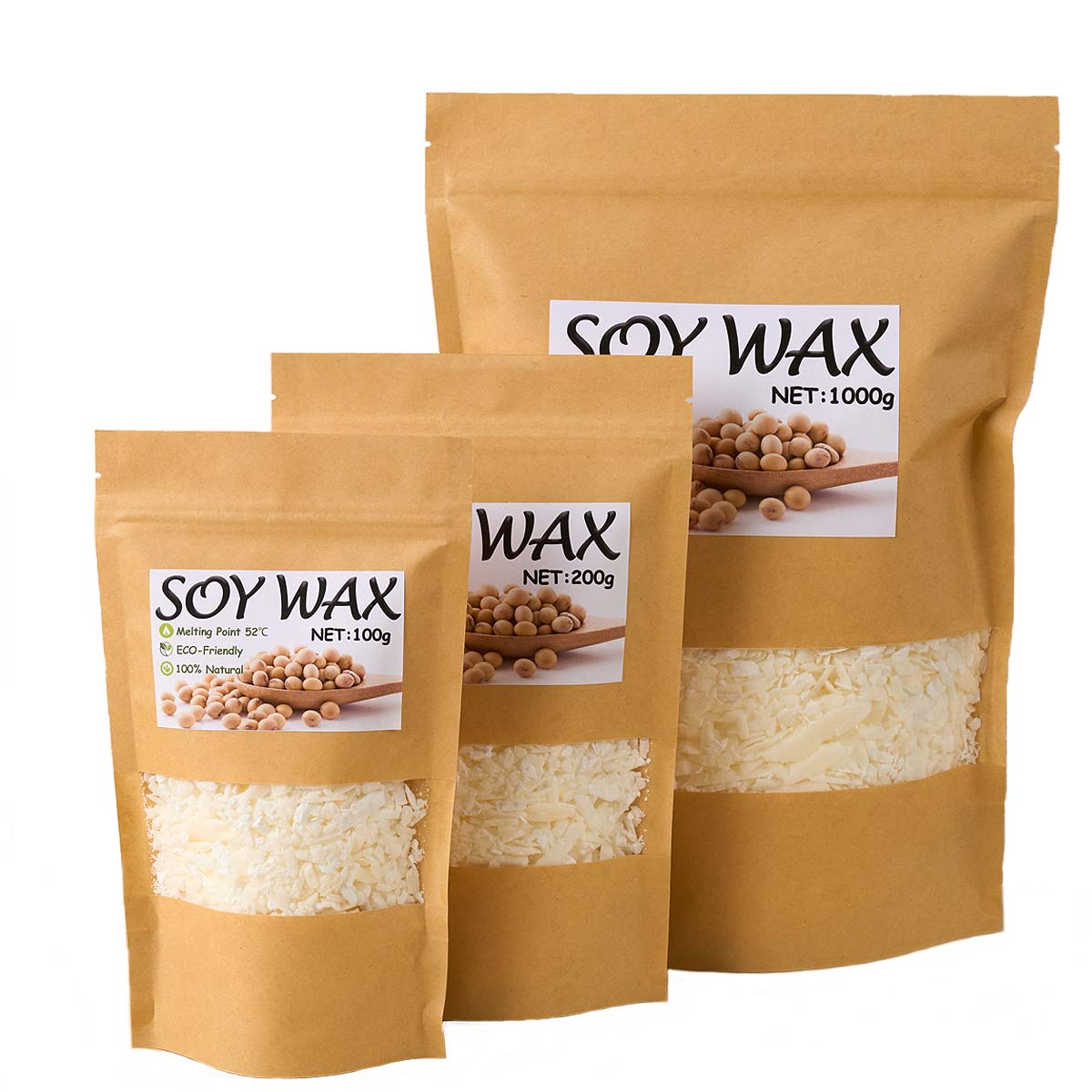 1 pond zuiver witte sojawas vo - Candle Making Material recensie en prijs