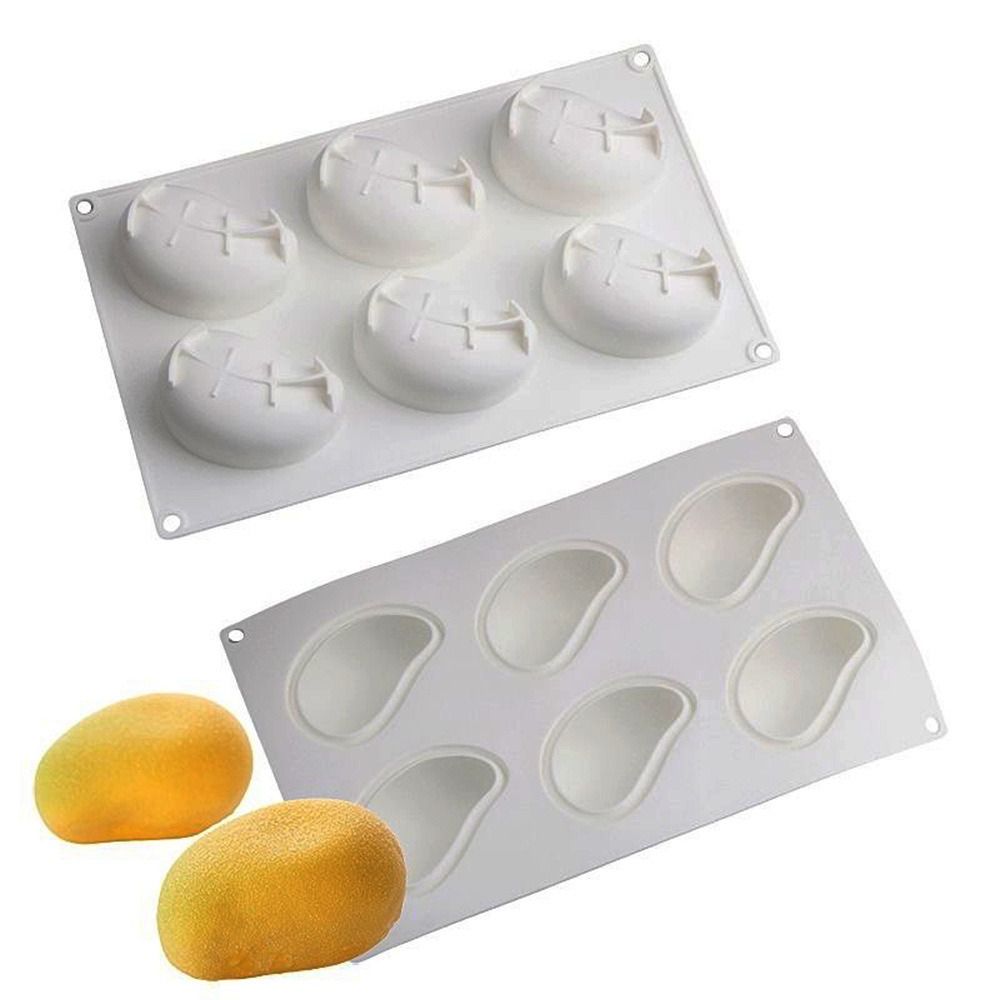 6-delige mango-vormige cakevor - Candle Making Tutorial recensie en prijs