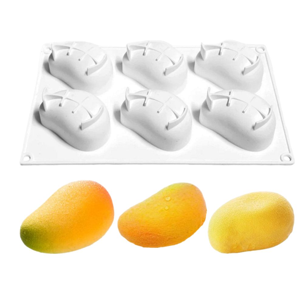 6-delige mango-vormige cakevor - Candle Making Tutorial recensie en prijs
