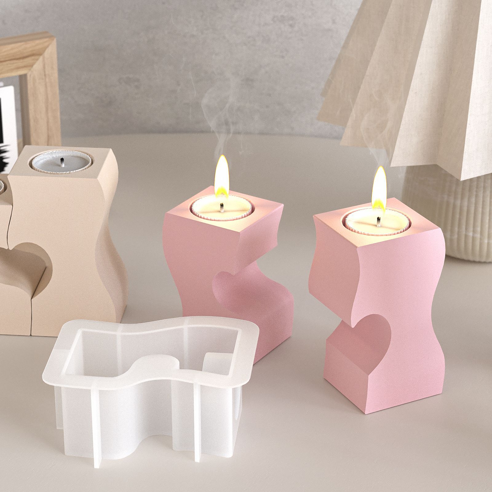 S Hart Kandelaar Siliconen Mal - Candle Making Tutorial recensie en prijs