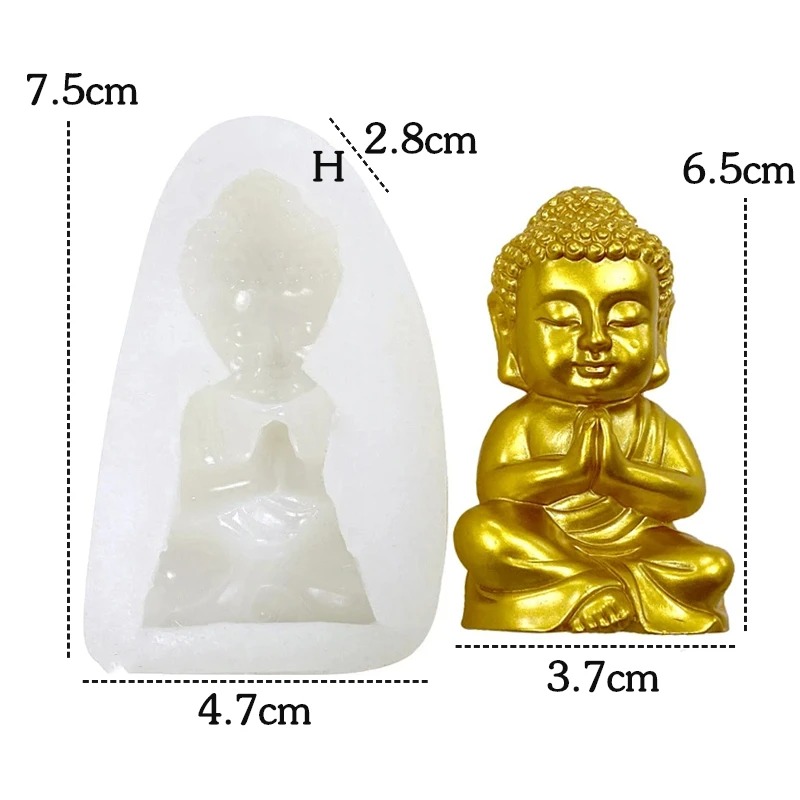 3D Boeddha Siliconen Kaars Sch - Candle Making Process recensie en prijs