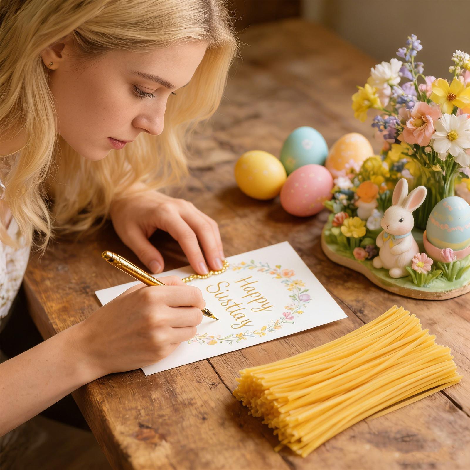 Ei-decoratie bijenwasstokjes 1 - Candle Making With Beeswax recensie en prijs