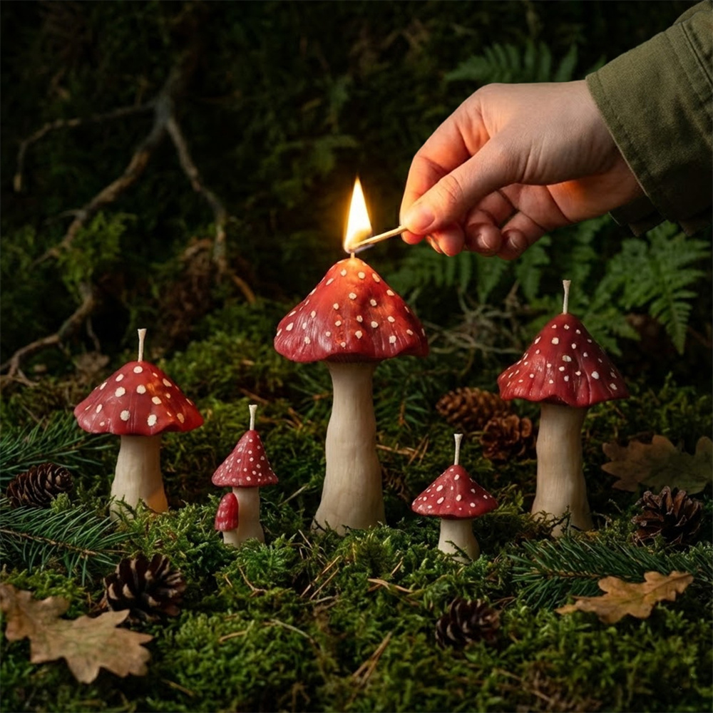 Paddestoel siliconen mallen vo - Candle Making Soy Wax recensie en prijs