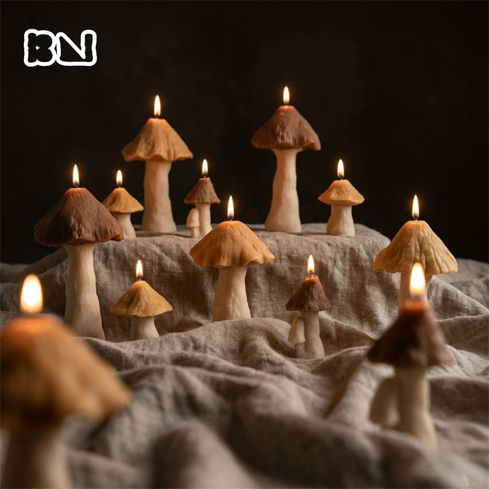 Paddestoel siliconen mallen vo - Candle Making Soy Wax recensie en prijs