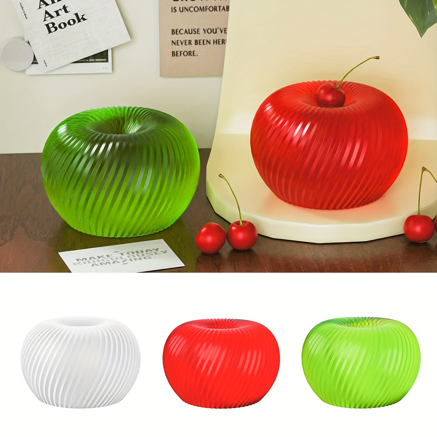 Een trendy rode appelvormige s - Candle Making Tutorial recensie en prijs