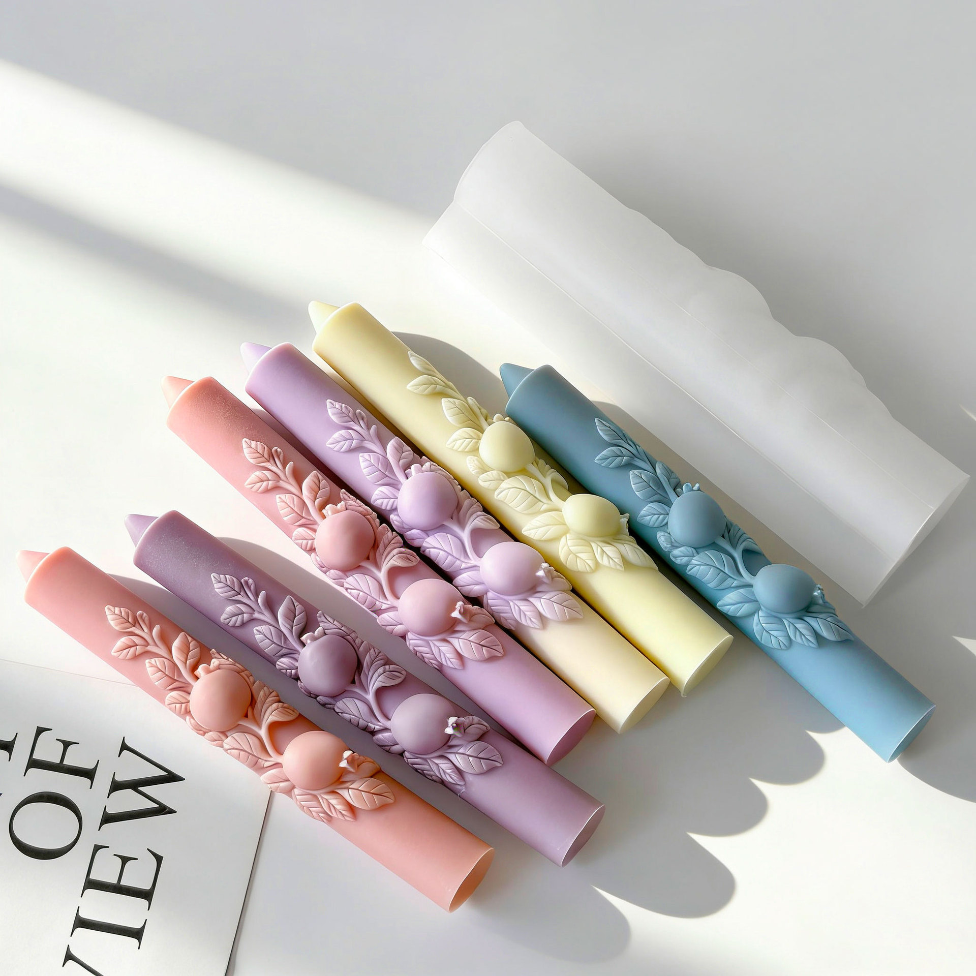 DIY Granaatappel Relief Lange  - Candle Making Video recensie en prijs