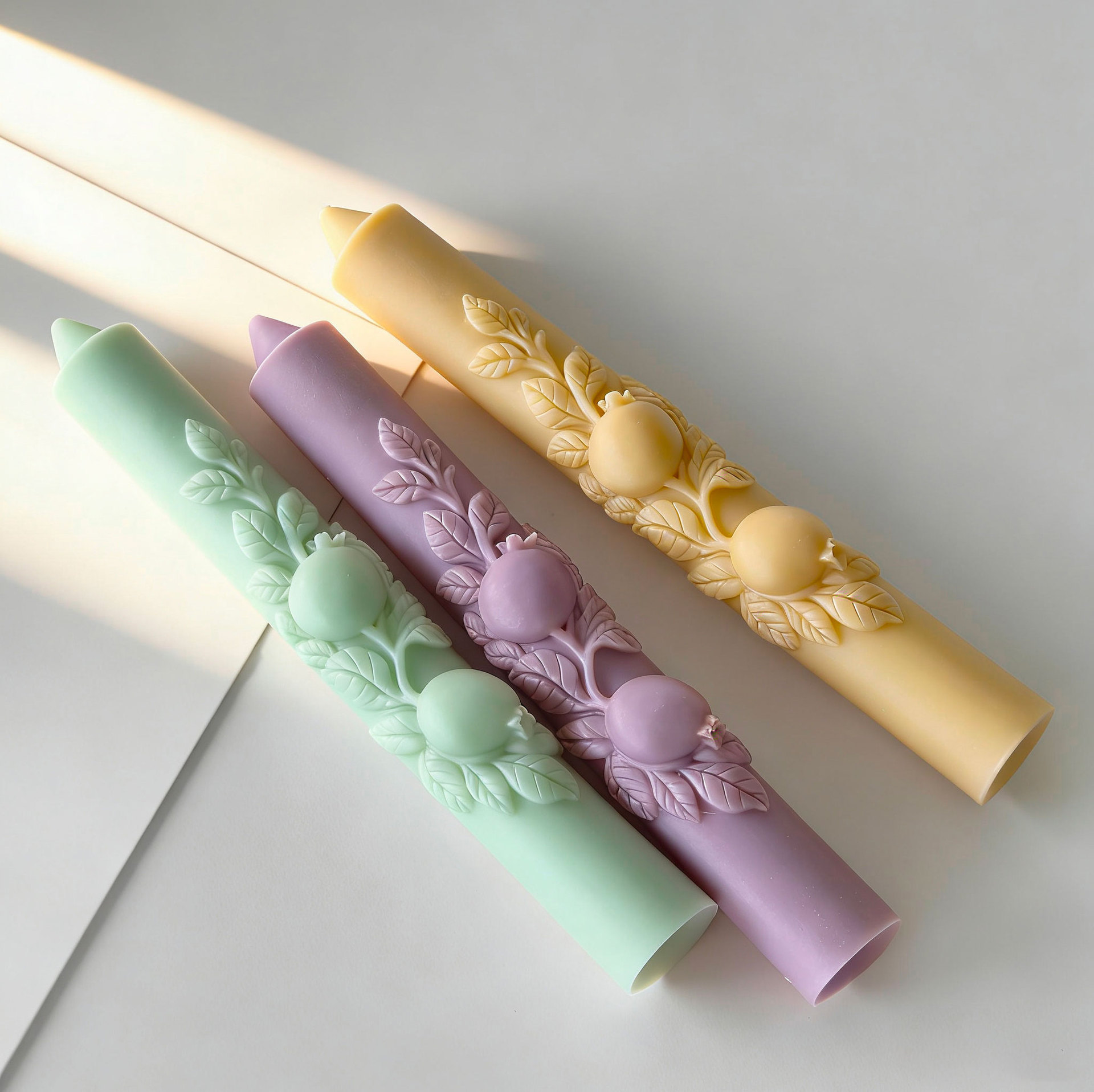 DIY Granaatappel Relief Lange  - Candle Making Video recensie en prijs