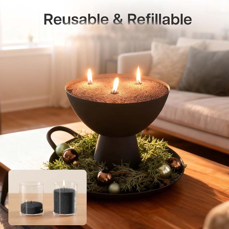 Zwarte kaarszand met lont, 200 - Candle Making Material recensie en prijs