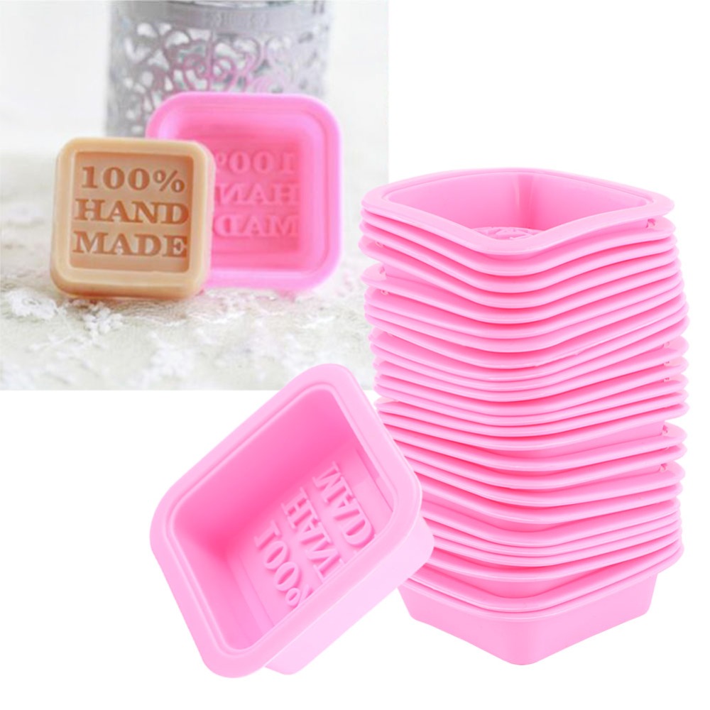 25 stuks siliconen zeepvormen, - Candle Making Process recensie en prijs